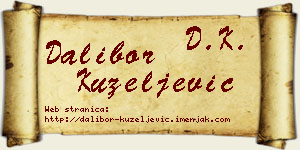 Dalibor Kuzeljević vizit kartica